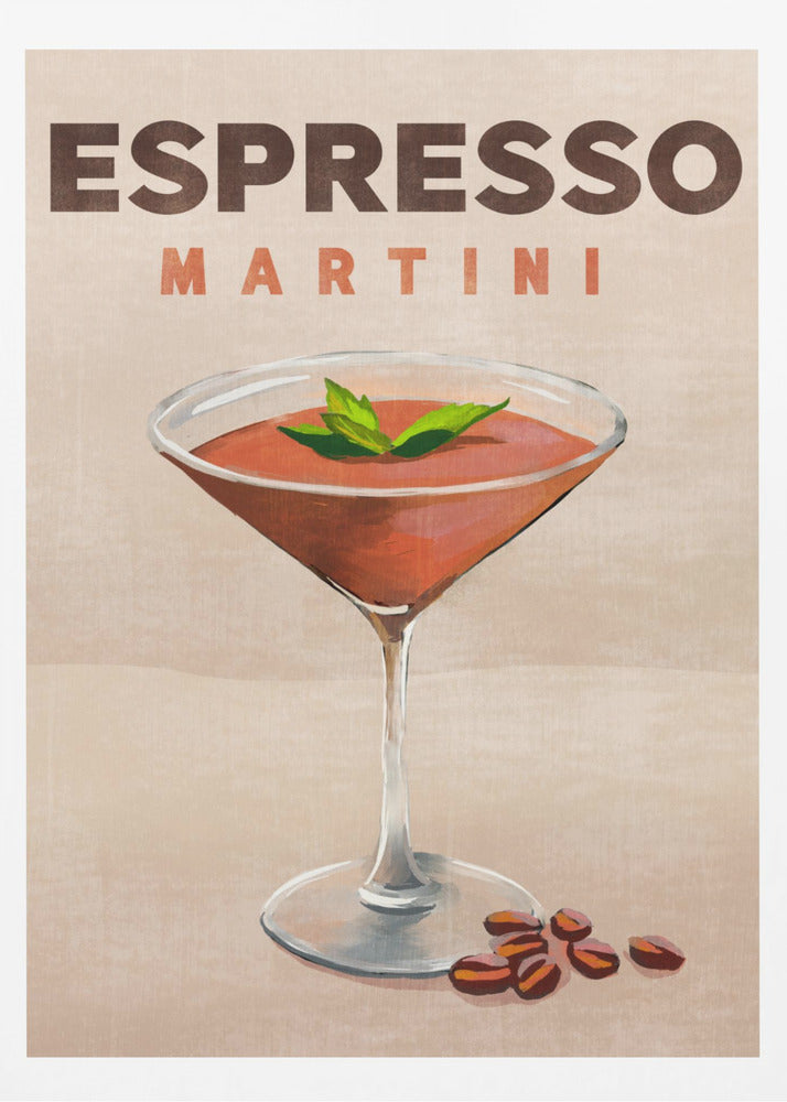 Espresso Martini Cocktail Bar Decor - Poster / Art Print