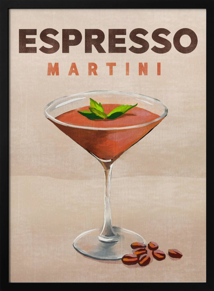 Espresso Martini Cocktail Bar Decor - Poster / Art Print