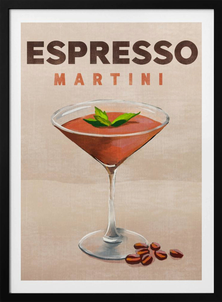 Espresso Martini Cocktail Bar Decor - Poster / Art Print