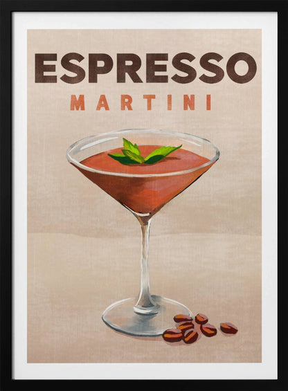 Espresso Martini Cocktail Bar Decor - Poster / Art Print