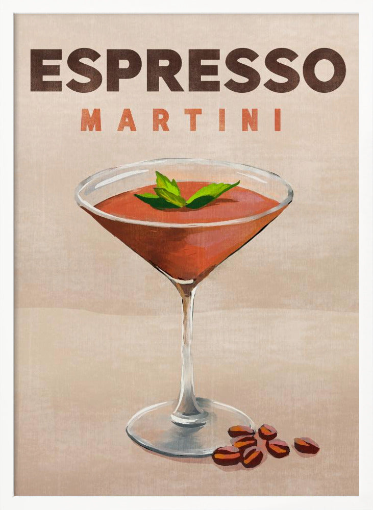 Espresso Martini Cocktail Bar Decor - Poster / Art Print