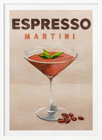 Espresso Martini Cocktail Bar Decor - Poster / Art Print
