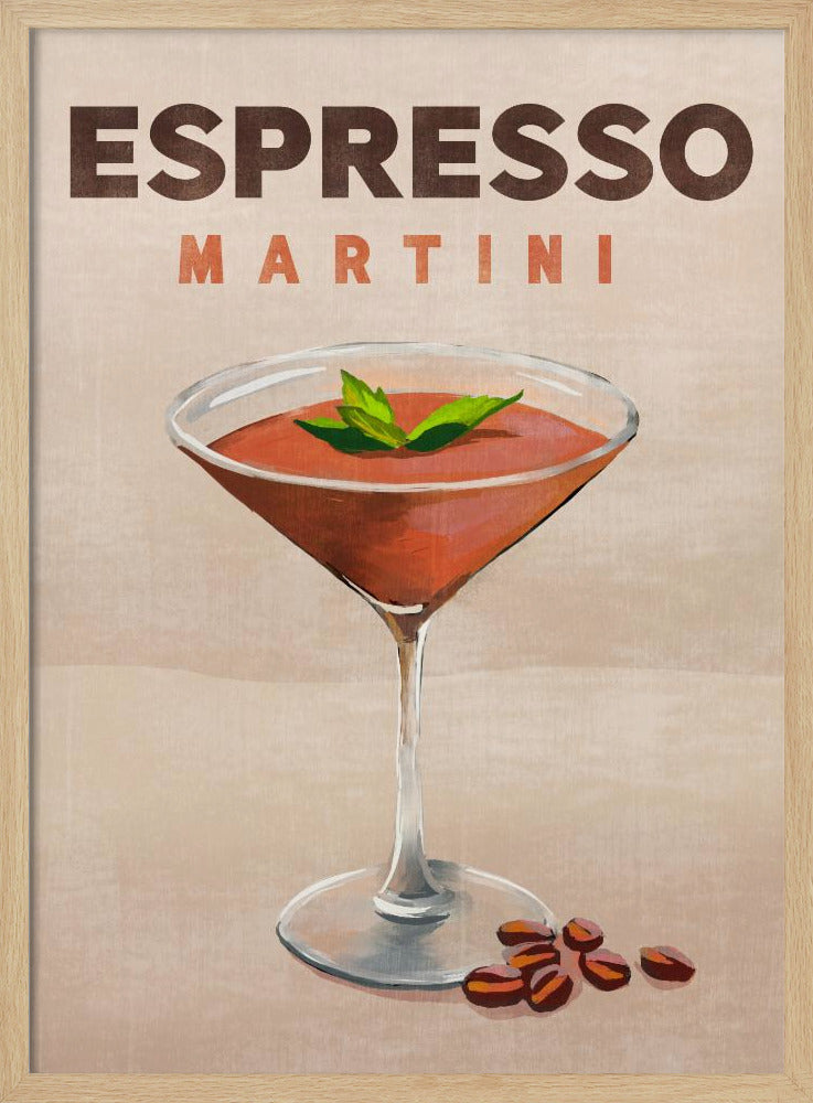 Espresso Martini Cocktail Bar Decor - Poster / Art Print