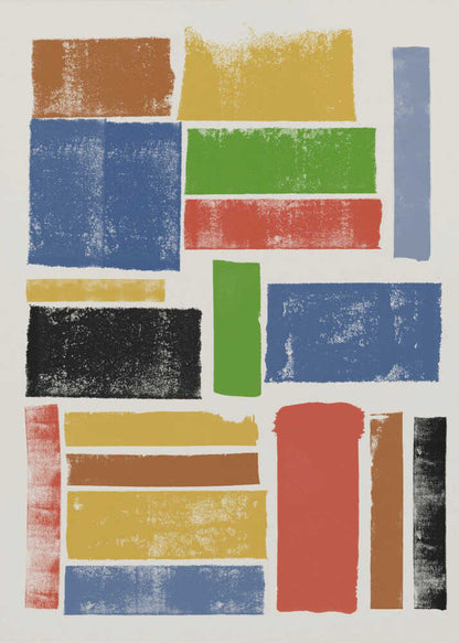 Color Block Harmony - Poster / Art Print