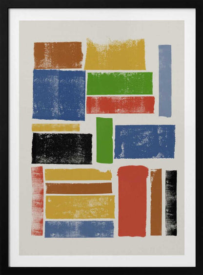 Color Block Harmony - Poster / Art Print