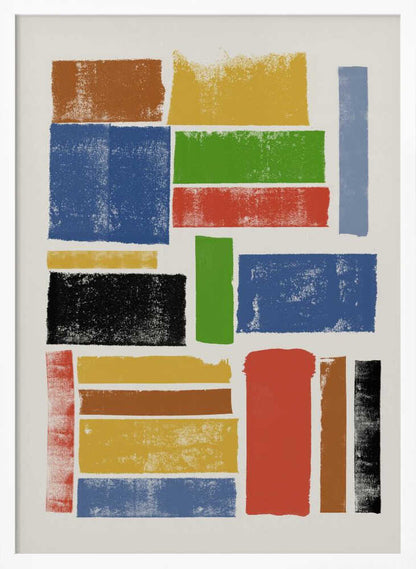 Color Block Harmony - Poster / Art Print