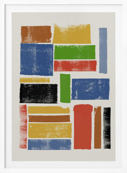 Color Block Harmony - Poster / Art Print