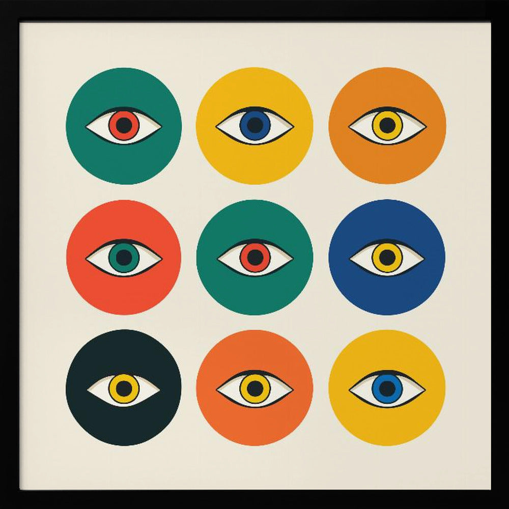 Nine Eyes - Poster / Art Print