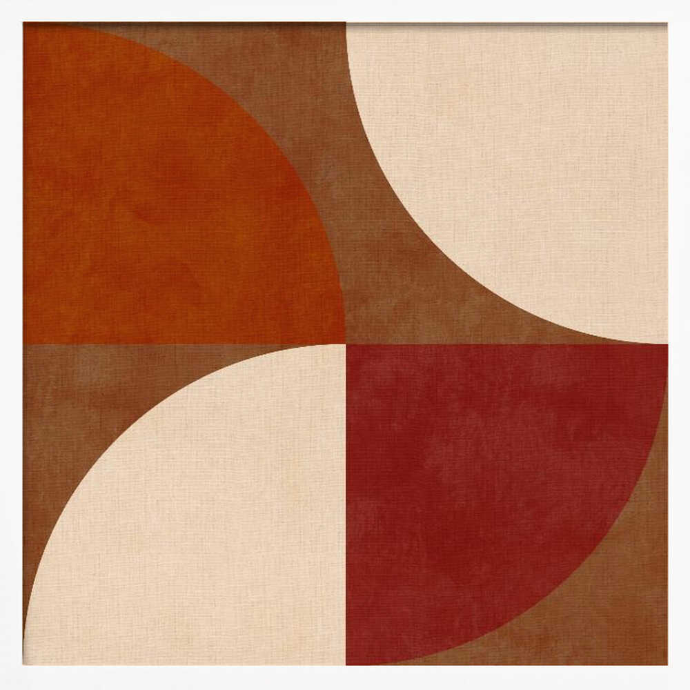 Autumn Mid Century Earthy 13 - Poster / Art Print