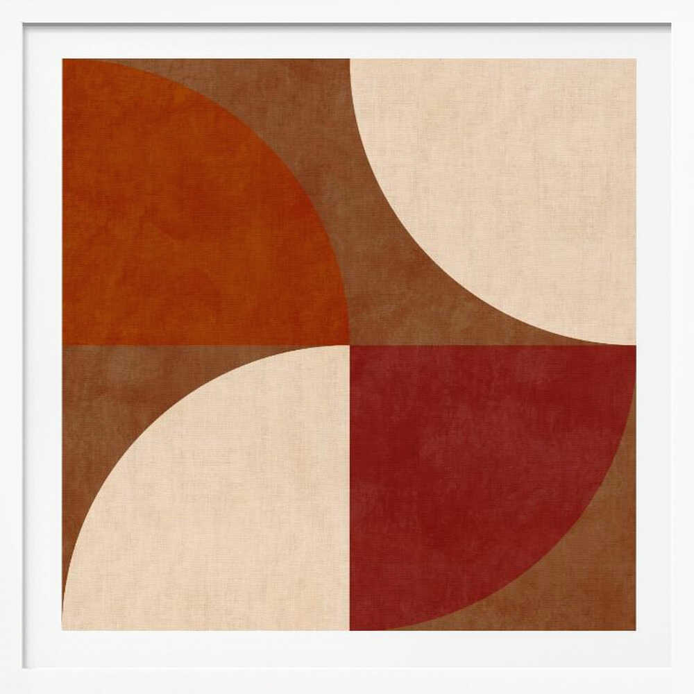Autumn Mid Century Earthy 13 - Poster / Art Print