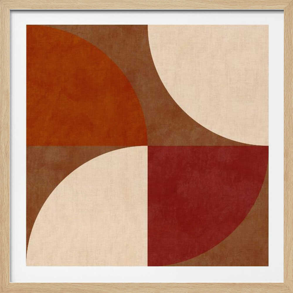 Autumn Mid Century Earthy 13 - Poster / Art Print