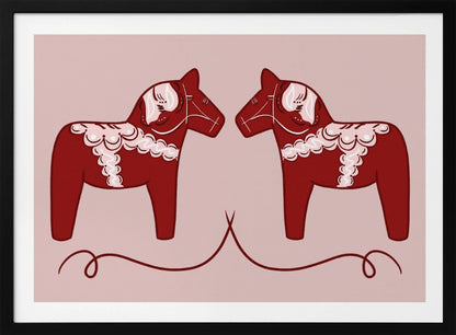 Dala Horses - Poster / Art Print