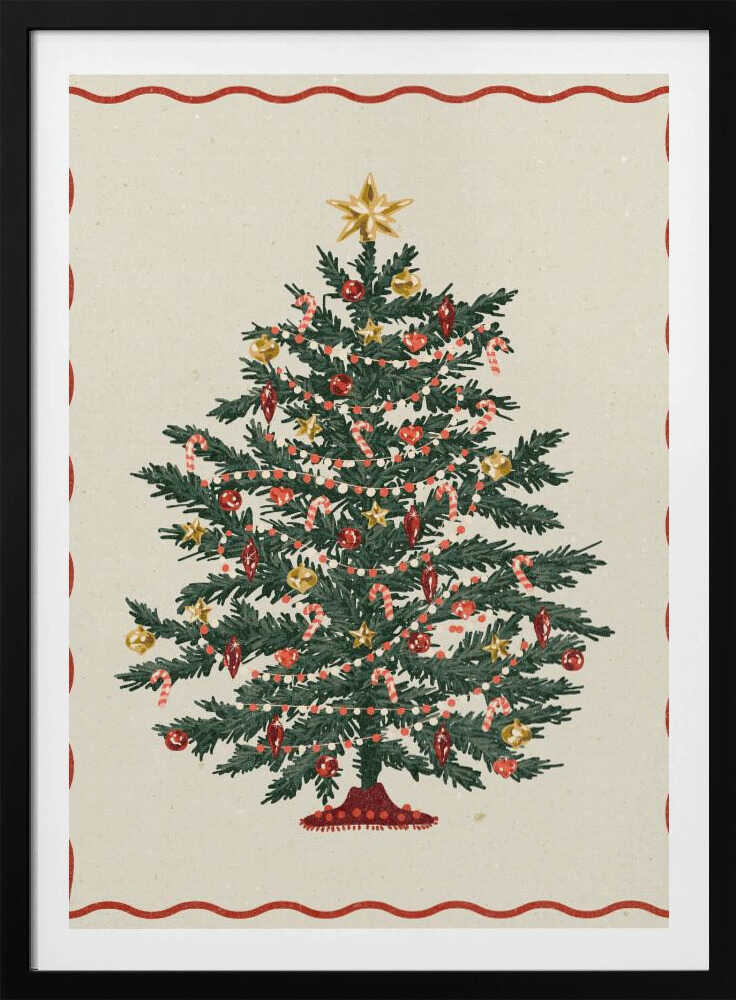 Christmas tree - Poster / Art Print