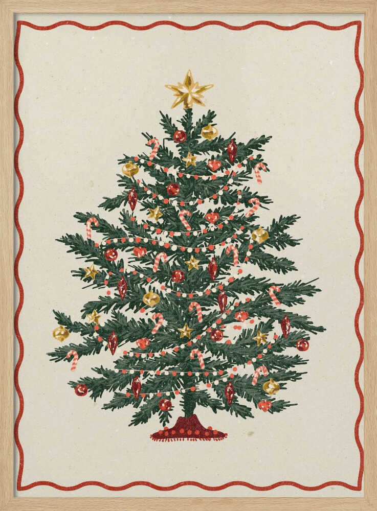 Christmas tree - Poster / Art Print