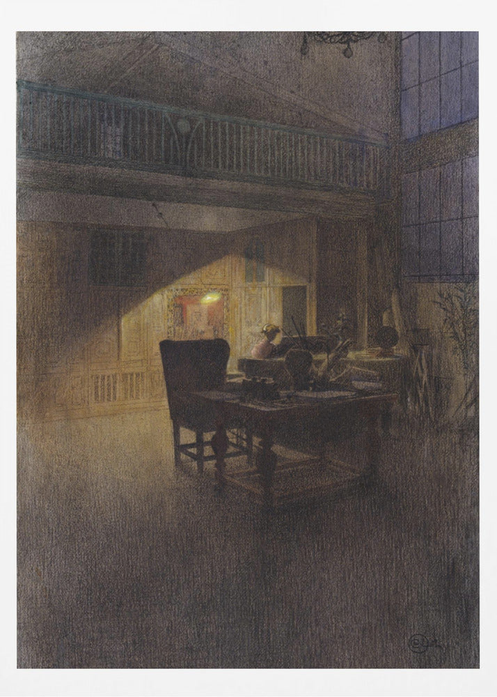 At the Piano - Poster / Art Print