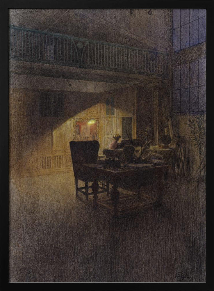 At the Piano - Poster / Art Print