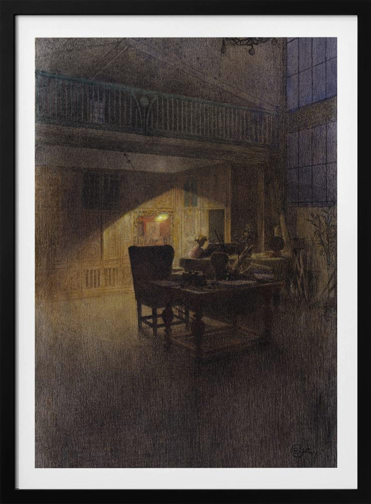 At the Piano - Poster / Art Print