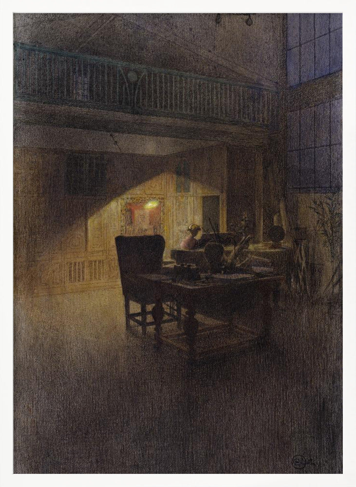At the Piano - Poster / Art Print