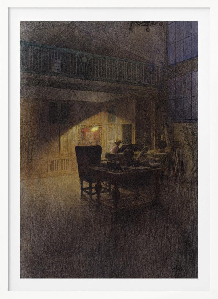 At the Piano - Poster / Art Print