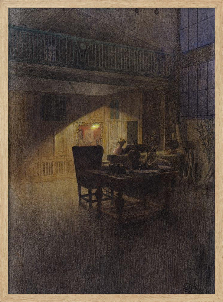 At the Piano - Poster / Art Print