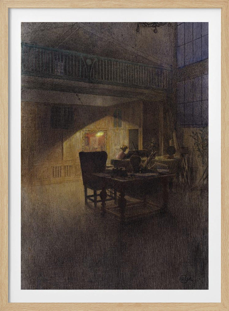 At the Piano - Poster / Art Print