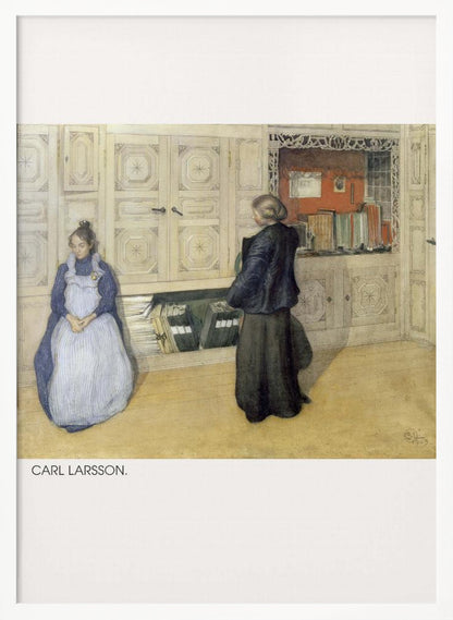 Carl Larsson, Mother and Daughter, 1903, Watercolor 1 - Poster / Art Print