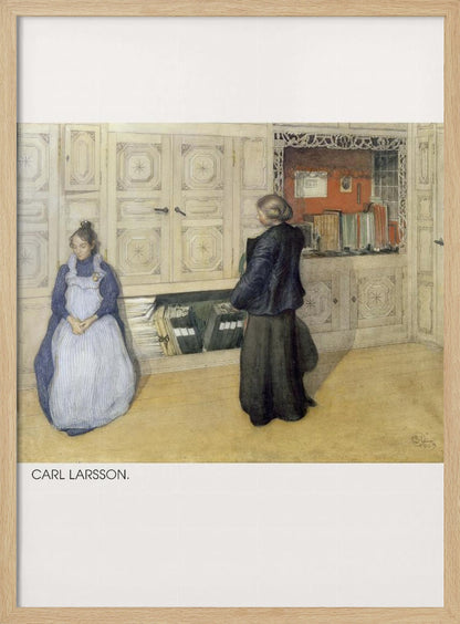 Carl Larsson, Mother and Daughter, 1903, Watercolor 1 - Poster / Art Print