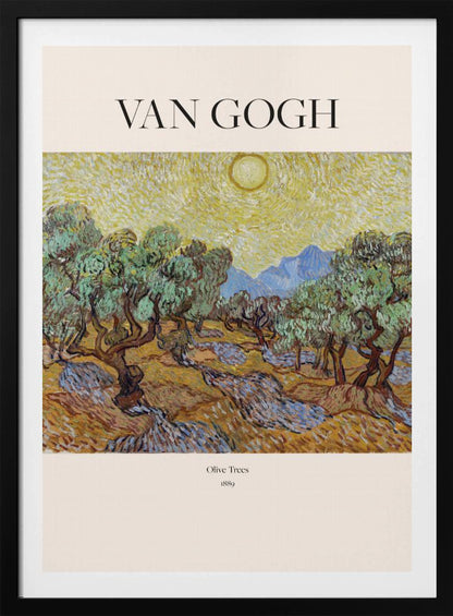 Olive Trees (1889) - Poster / Art Print