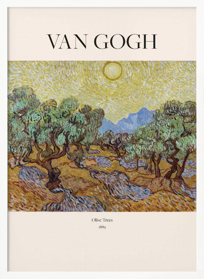 Olive Trees (1889) - Poster / Art Print