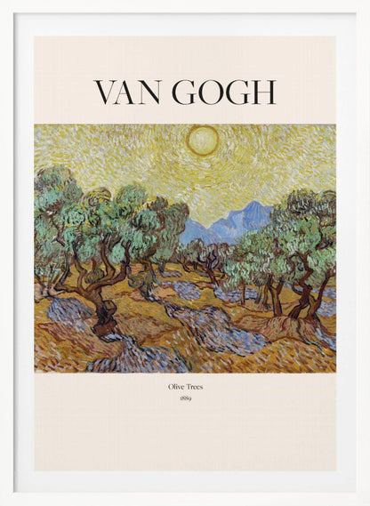 Olive Trees (1889) - Poster / Art Print