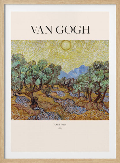 Olive Trees (1889) - Poster / Art Print