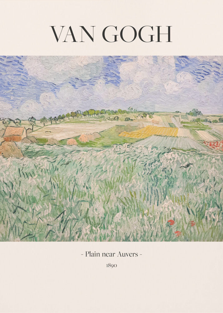 Plain Near Auvers - Poster / Art Print