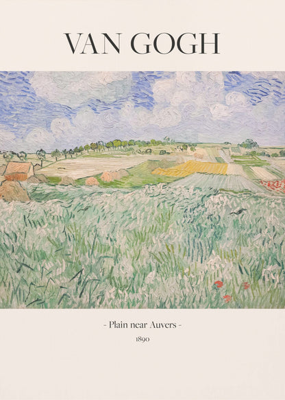 Plain Near Auvers - Poster / Art Print