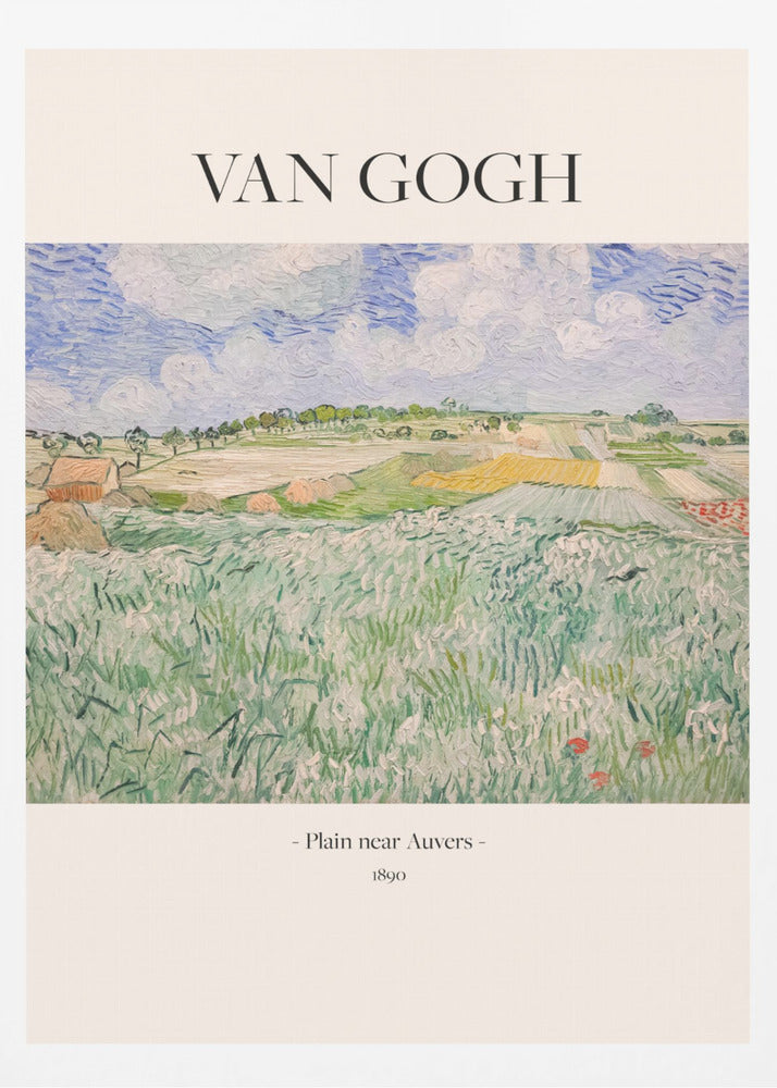 Plain Near Auvers - Poster / Art Print