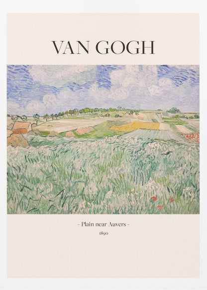 Plain Near Auvers - Poster / Art Print