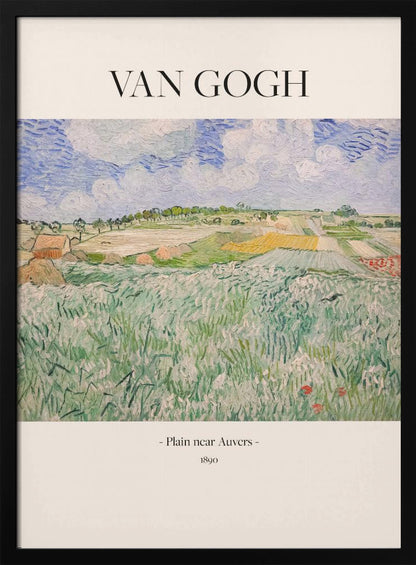 Plain Near Auvers - Poster / Art Print