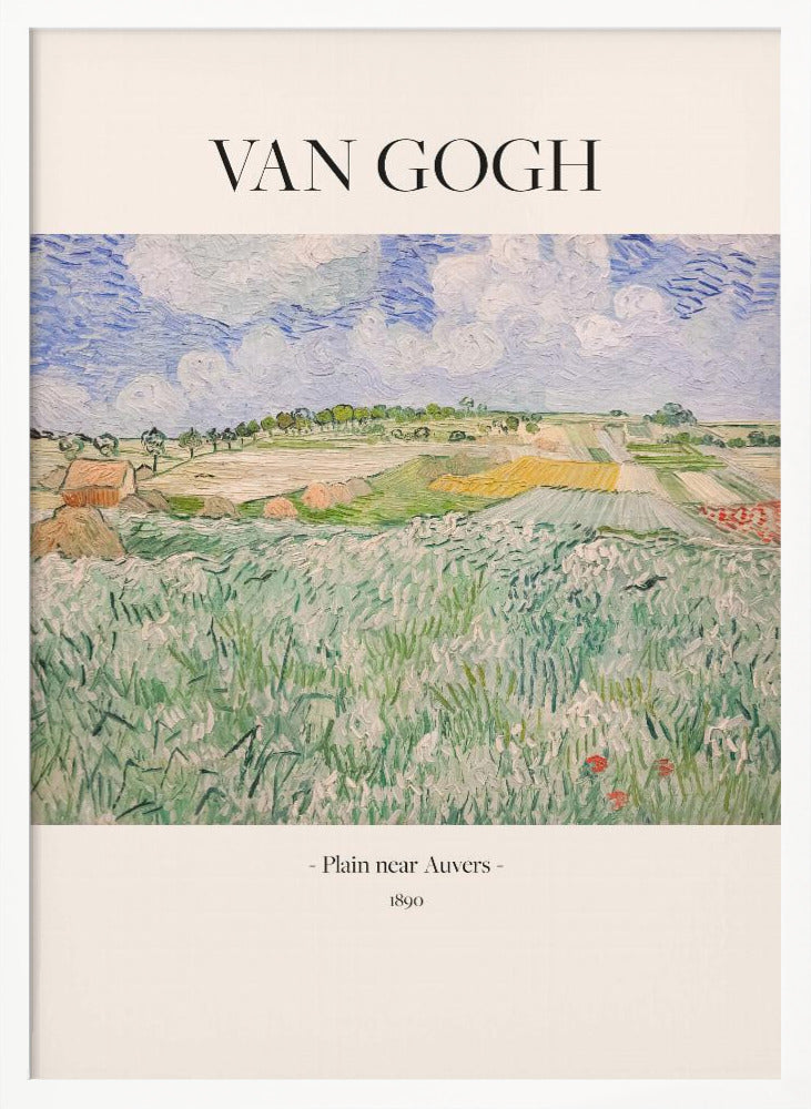 Plain Near Auvers - Poster / Art Print
