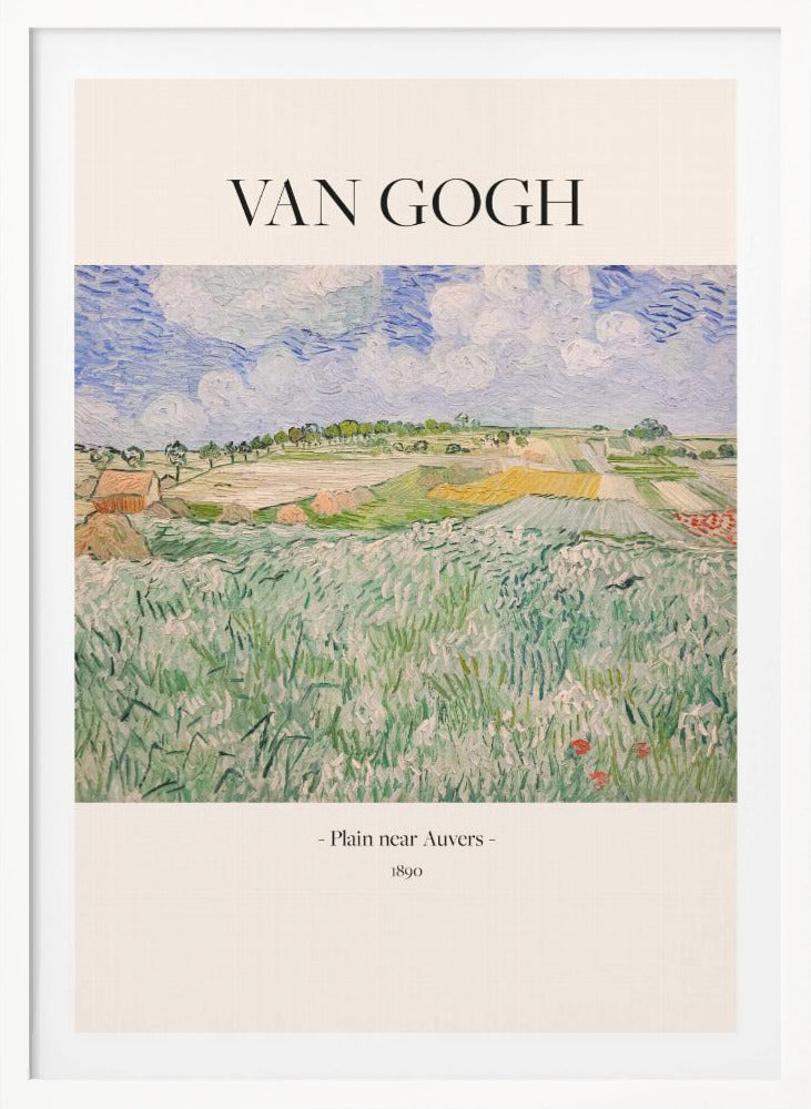 Plain Near Auvers - Poster / Art Print