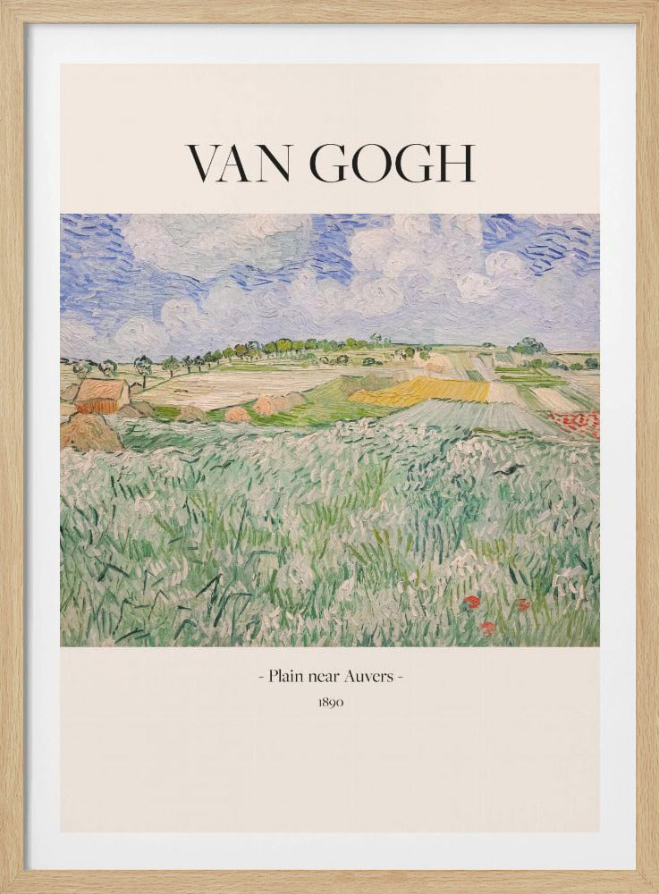 Plain Near Auvers - Poster / Art Print