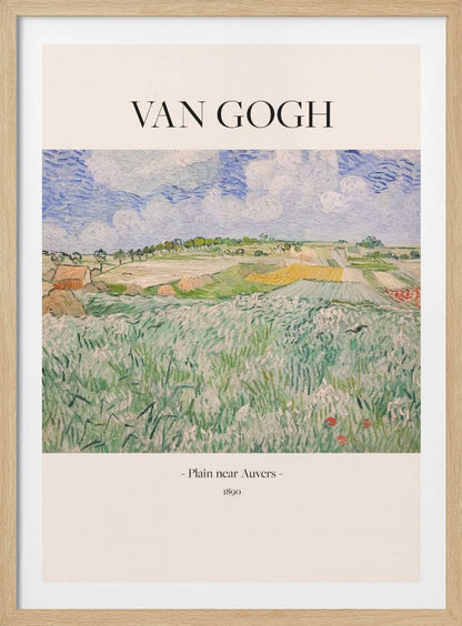Plain Near Auvers - Poster / Art Print