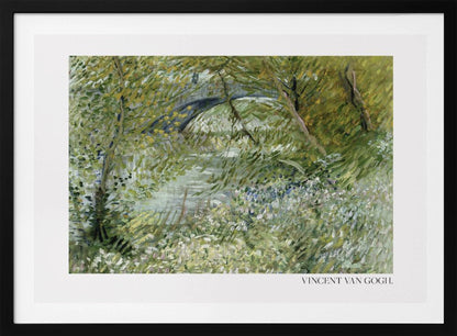 River Bank In Springtime (1887) Horisontal - Poster / Art Print