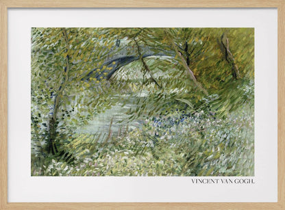 River Bank In Springtime (1887) Horisontal - Poster / Art Print
