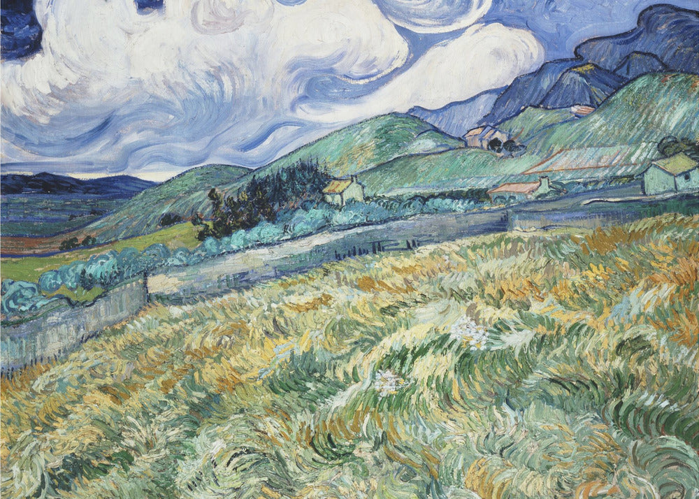 Landscape From Saint Rémy (1889) - Poster / Art Print