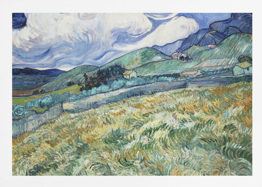 Landscape From Saint Rémy (1889) - Poster / Art Print
