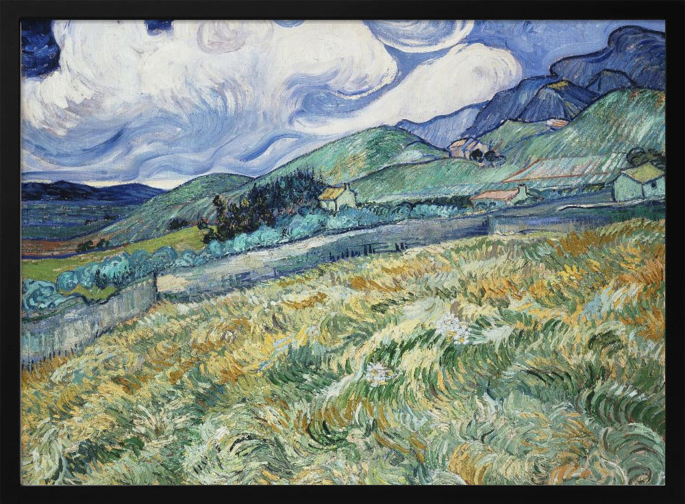 Landscape From Saint Rémy (1889) - Poster / Art Print