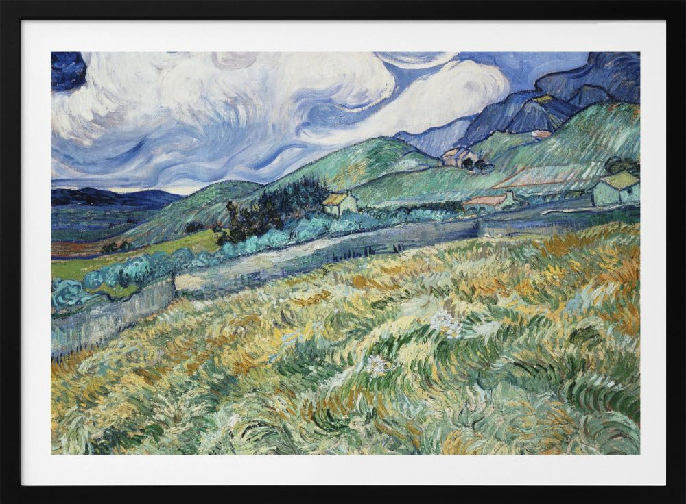 Landscape From Saint Rémy (1889) - Poster / Art Print