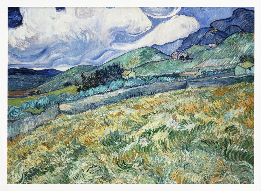Landscape From Saint Rémy (1889) - Poster / Art Print