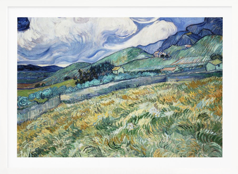 Landscape From Saint Rémy (1889) - Poster / Art Print