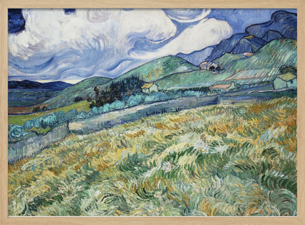 Landscape From Saint Rémy (1889) - Poster / Art Print