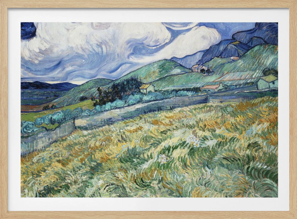 Landscape From Saint Rémy (1889) - Poster / Art Print